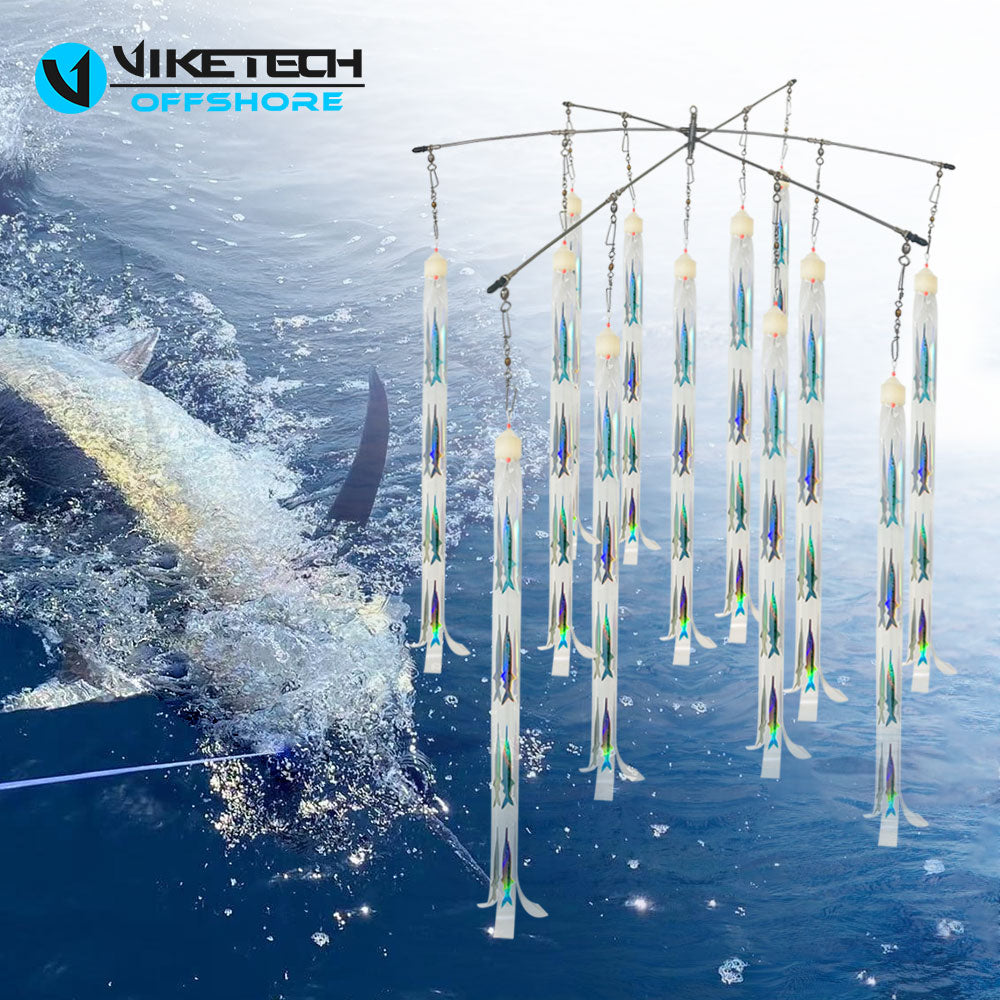 12" 24" 36" Strip Dredge Big Game Offshore Fishing Marlin Sailfish Tuna Shark