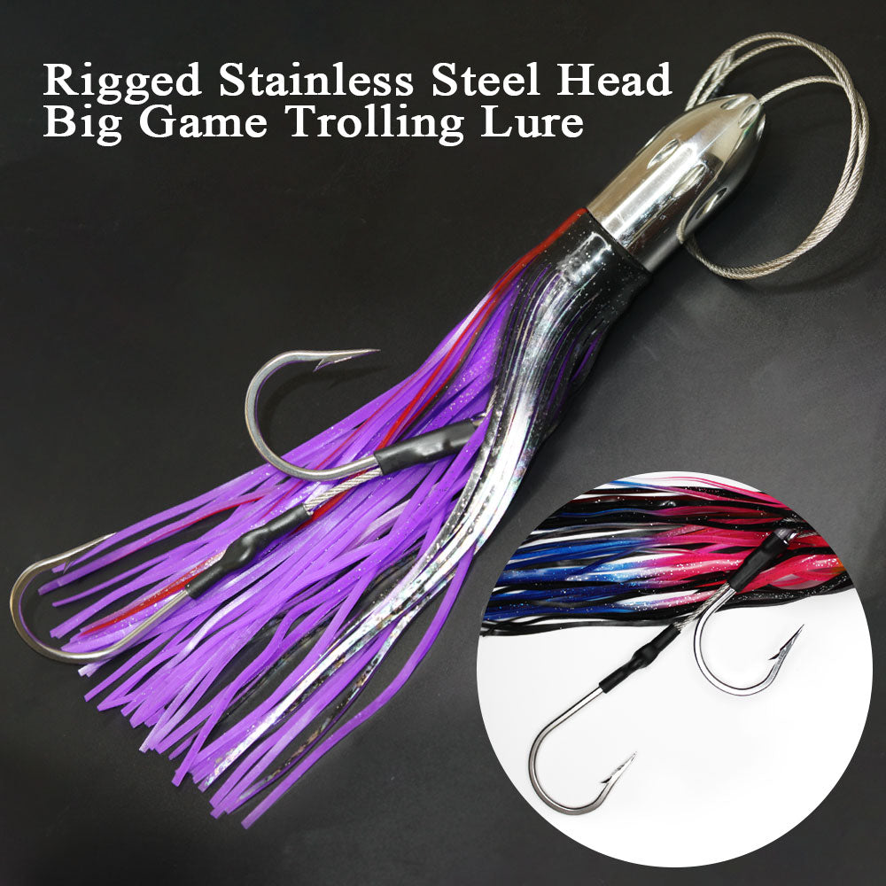 SSLN03 Stainless Trolling Lures 12.4" 18.5 oz.