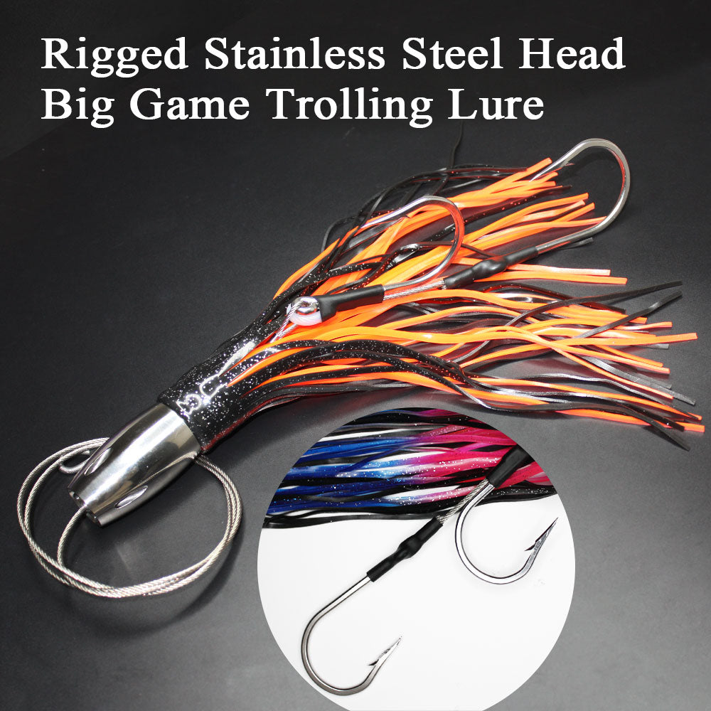 SSLN02 Stainless Trolling Lures 12.2" 14.8 oz.
