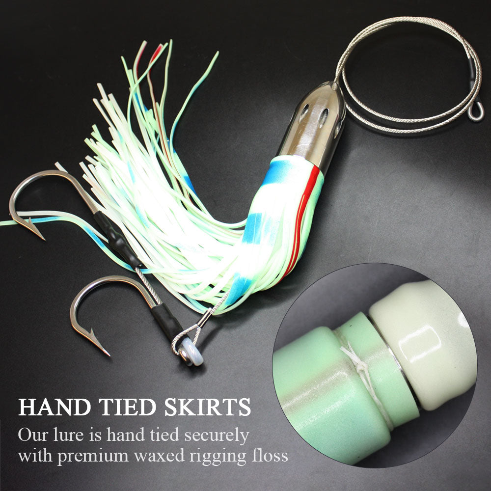 SSLN03 Stainless Trolling Lures 12.4" 18.5 oz.