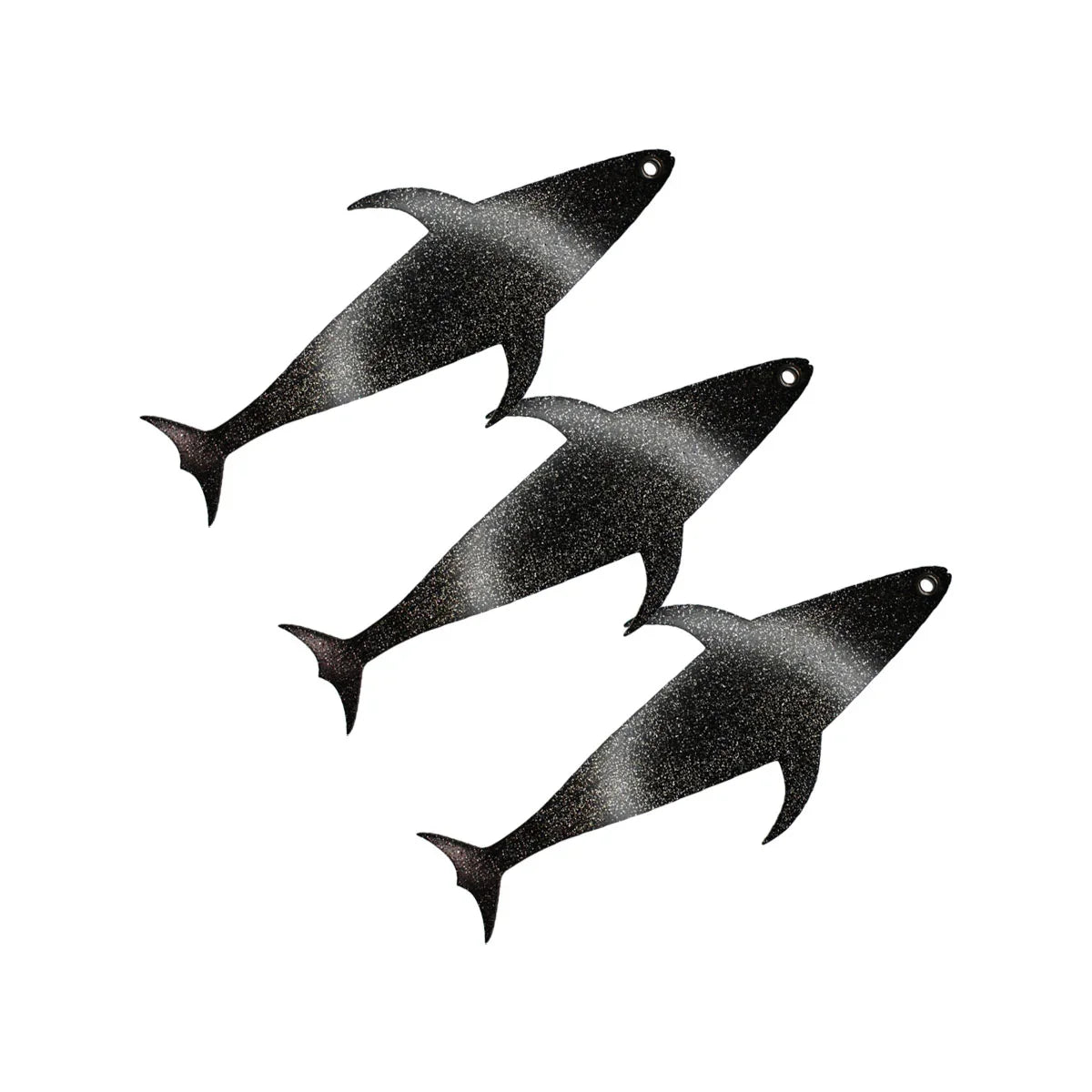 10/13/16 Inches Silicone Soft Bait Lure Dredge Flap (3 Pcs)