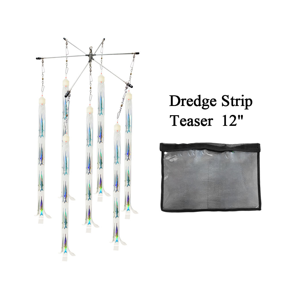 Strip Dredge Teaser, 12", 24" & 36" Holographic Bars