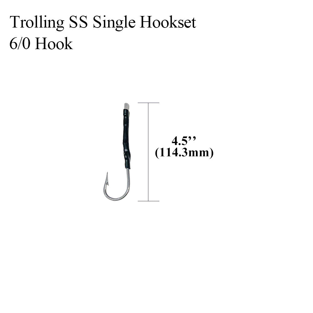 6/0-13/0 Hook Rig for Trolling & Chunking Big Game Fishing - Viketech Offshore