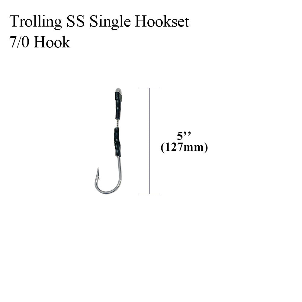 6/0-13/0 Hook Rig for Trolling & Chunking Big Game Fishing - Viketech Offshore
