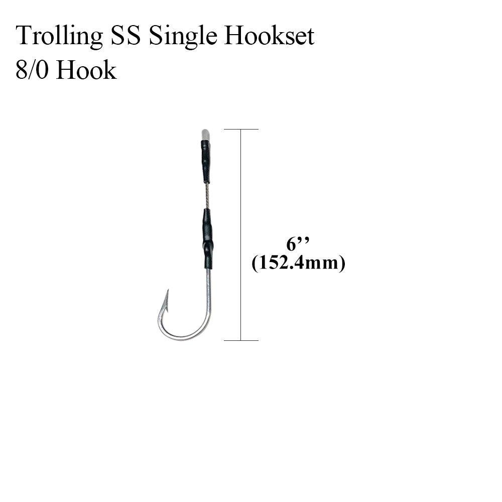 6/0-13/0 Hook Rig for Trolling & Chunking Big Game Fishing - Viketech Offshore