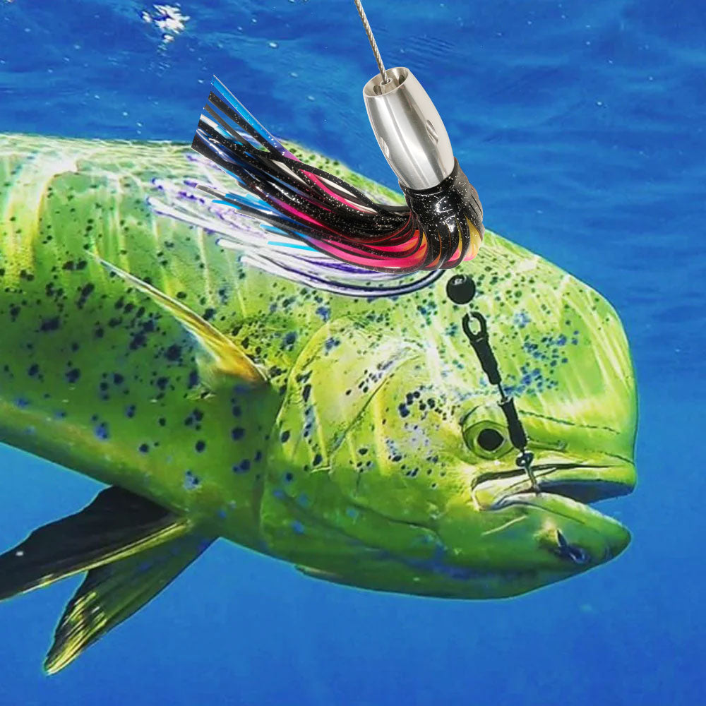 SSLN02 Stainless Trolling Lures 12.2" 14.8 oz.