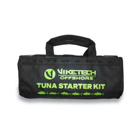 Branded Viketech Offshore roll-up lure bag packaging, an example of private label finishing
