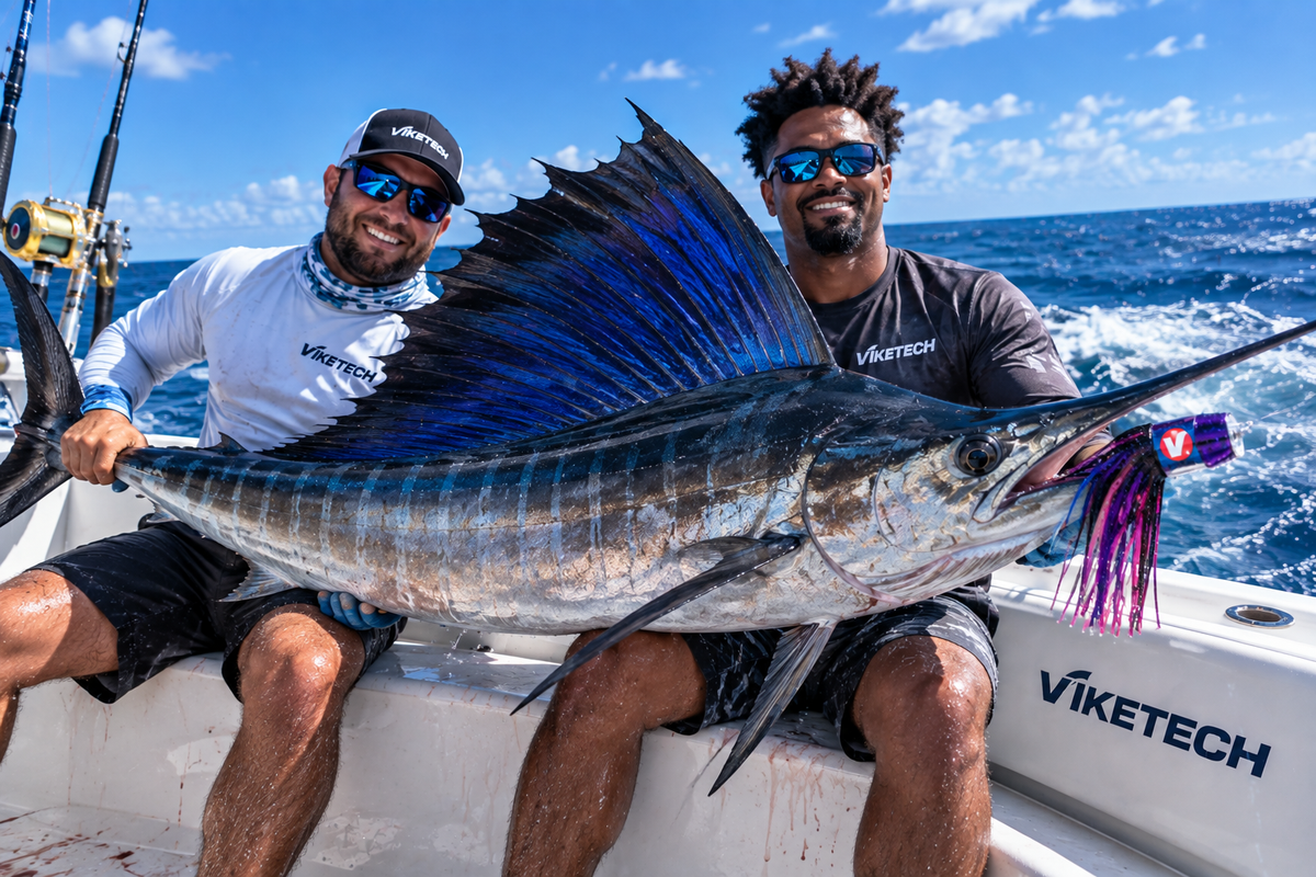 Sailfish caught on a Viketech trolling lure