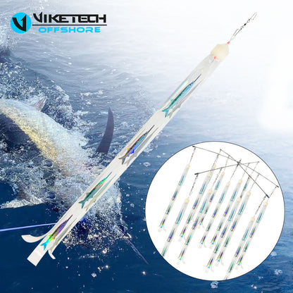 Reflective Teaser Strip – Holographic Flash Strip for Trolling