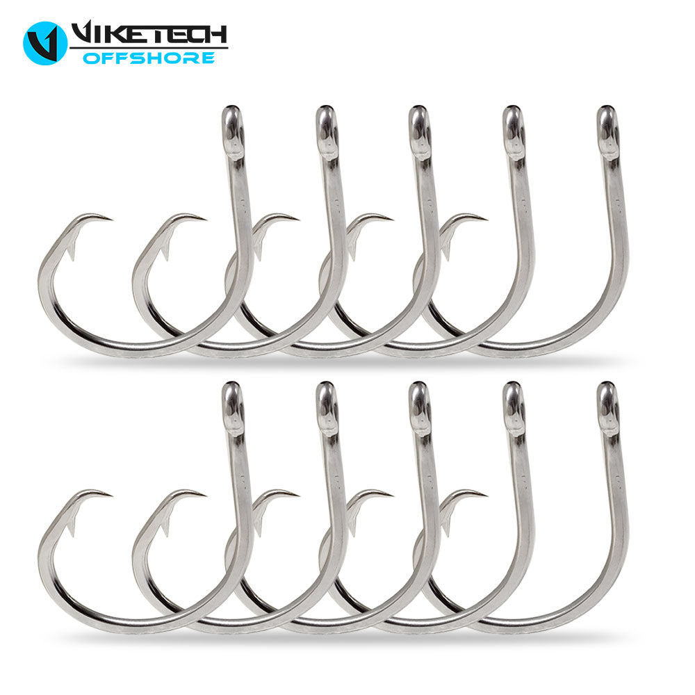 SSCH Stainless Circle Hooks 10pks - Viketech Offshore