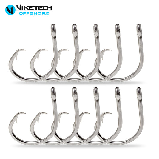SSCH Stainless Circle Hooks 10pks - Viketech Offshore