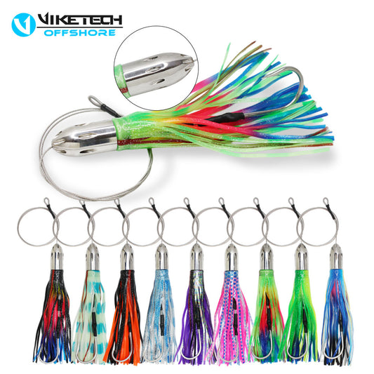Leurre De Pêche à La Traîne Viketech 10 Pouces - Résine, Eau Salée