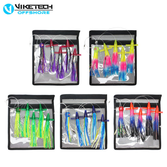 Resin Head 3D Eyes Bird Head Chain - Professional High Speed Wahoo Lures for Big Game Tackle Shop - Tuna & Marlin Series