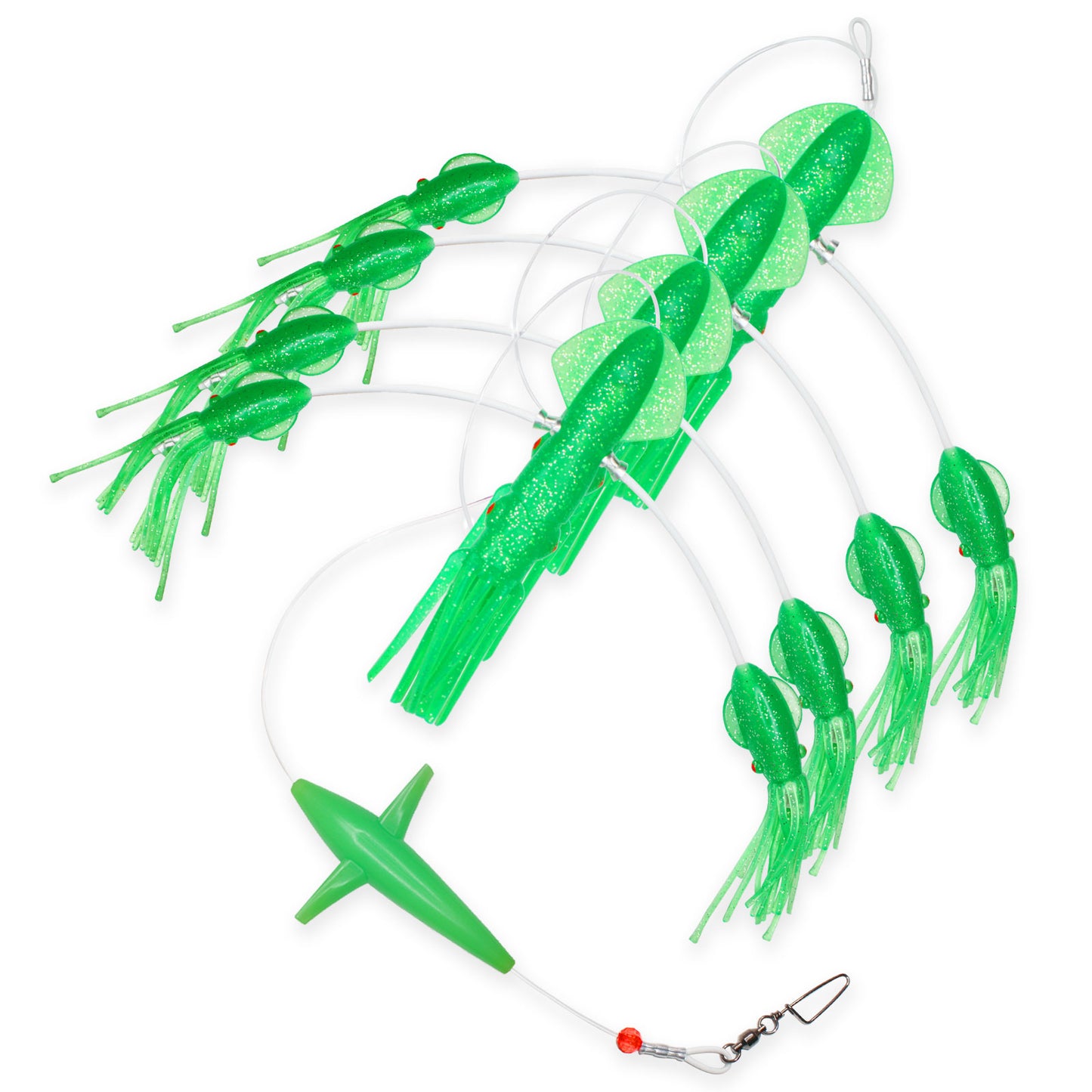 VIKETECH OFFSHORE — 9″ Multi-Arm Squid Daisy Chain Teaser Rig