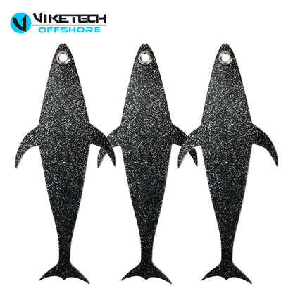 10/13/16 Inches Silicone Soft Bait Lure Dredge Flap (3 Pcs)