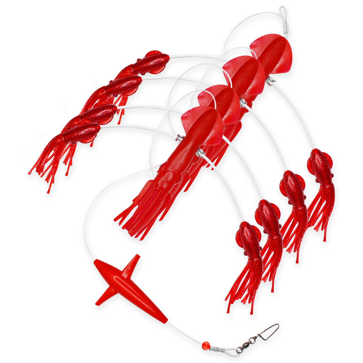 VIKETECH OFFSHORE — 9″ Multi-Arm Squid Daisy Chain Teaser Rig