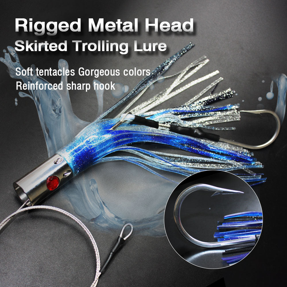 SSLN06 Stainless Trolling Lures 9.4" 5.6 oz.