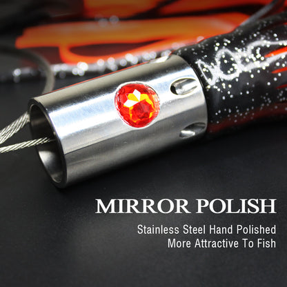 SSLN06 Stainless Trolling Lures 9.4" 5.6 oz.