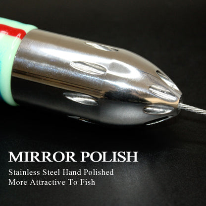 SSLN03 Stainless Trolling Lures 12.4" 18.5 oz.
