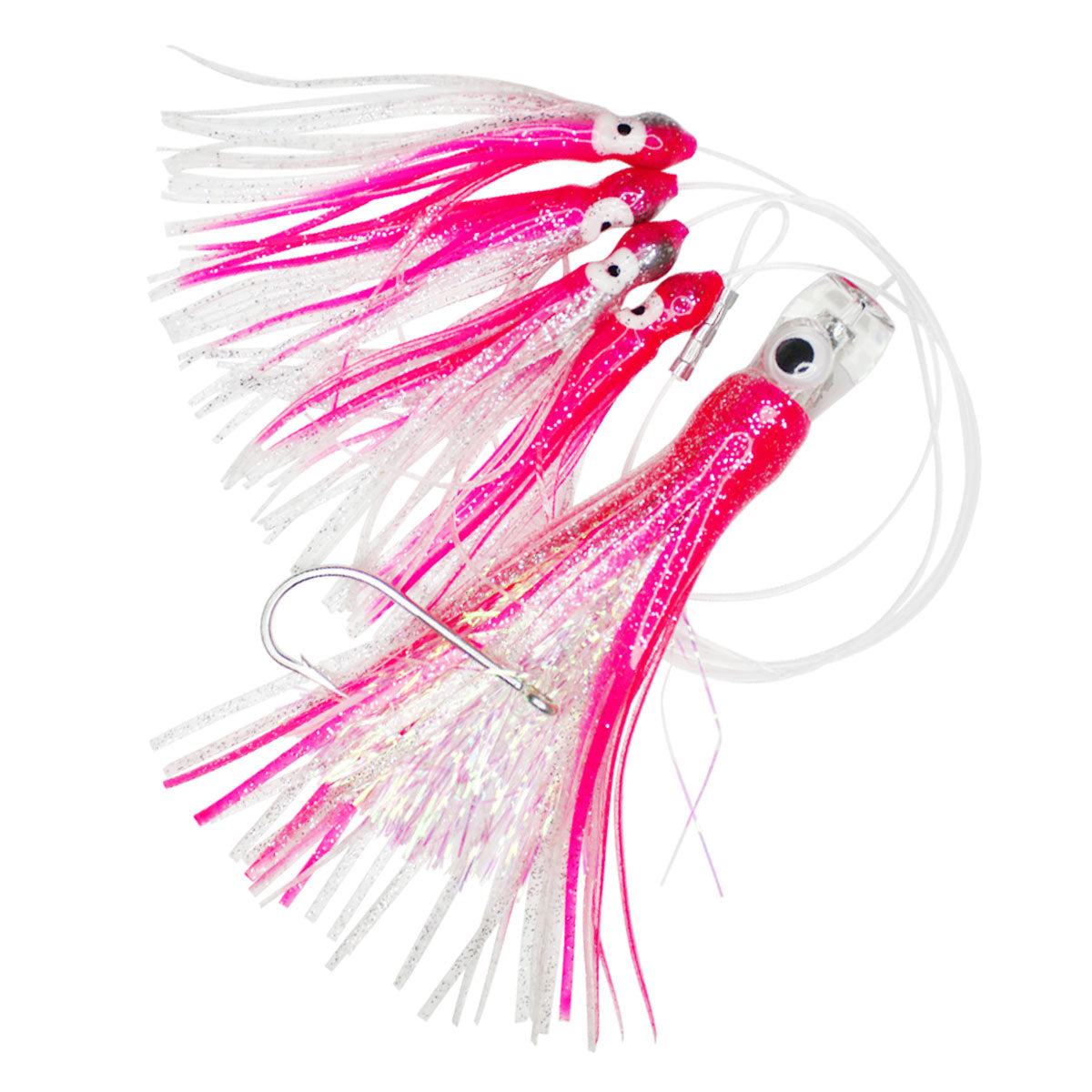 chugger fishing lure 7" Chugger Daisy Chain Rigged Trolling Lure – Viketech Offshore