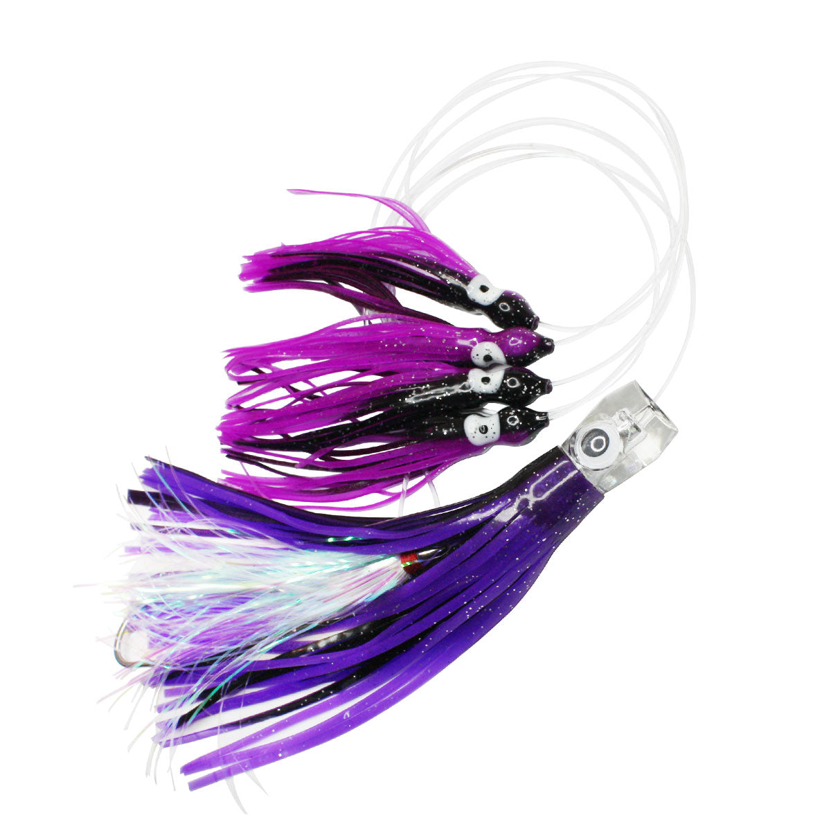 chugger fishing lure 7" Chugger Daisy Chain Rigged Trolling Lure – Viketech Offshore