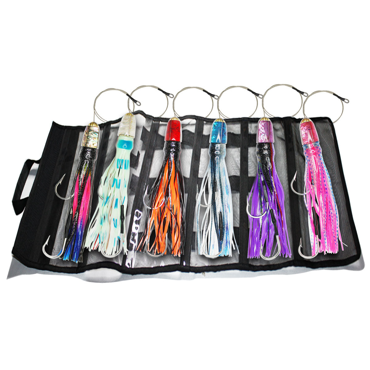 RNLN03 Pre-Rigged Trolling Lure Packs - Resin 12" 7.2 oz. - Viketech Offshore