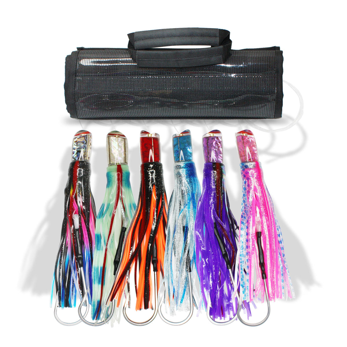 RNLN18 Pre-Rigged Trolling Lure Packs - Resin 9" 3.4 oz - Viketech Offshore
