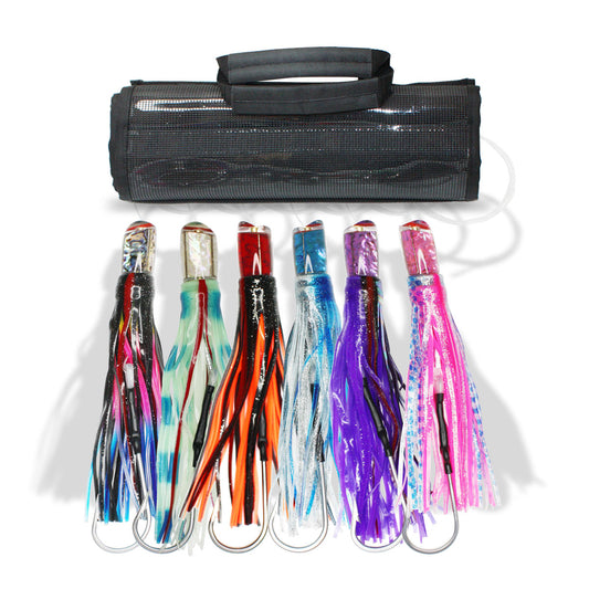 RNLN18 Pre-Rigged Trolling Lure Packs - Resin 9" 3.4 oz - Viketech Offshore