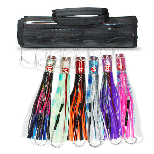 RNLN27 Pre-Rigged Trolling Lure Packs - Resin 9.8" 7.2oz. - Viketech Offshore