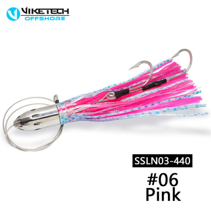 SSLN03 Stainless Trolling Lures 12.4" 18.5 oz.