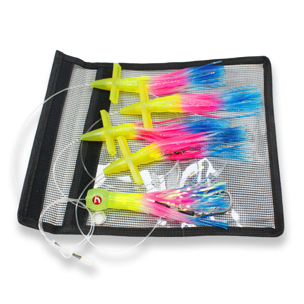 Resin Head 3D Eyes Bird Head Chain - Professional High Speed Wahoo Lures for Big Game Tackle Shop - Tuna & Marlin Series