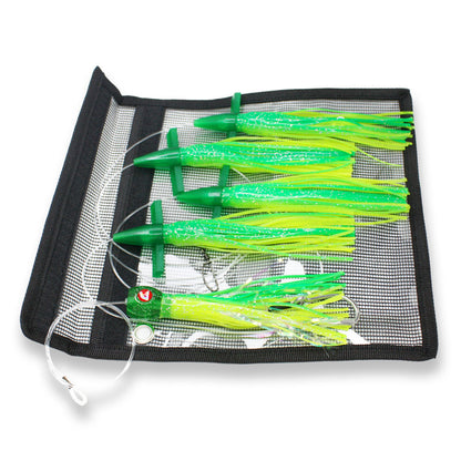 Resin Head 3D Eyes Bird Head Chain - Professional High Speed Wahoo Lures for Big Game Tackle Shop - Tuna & Marlin Series