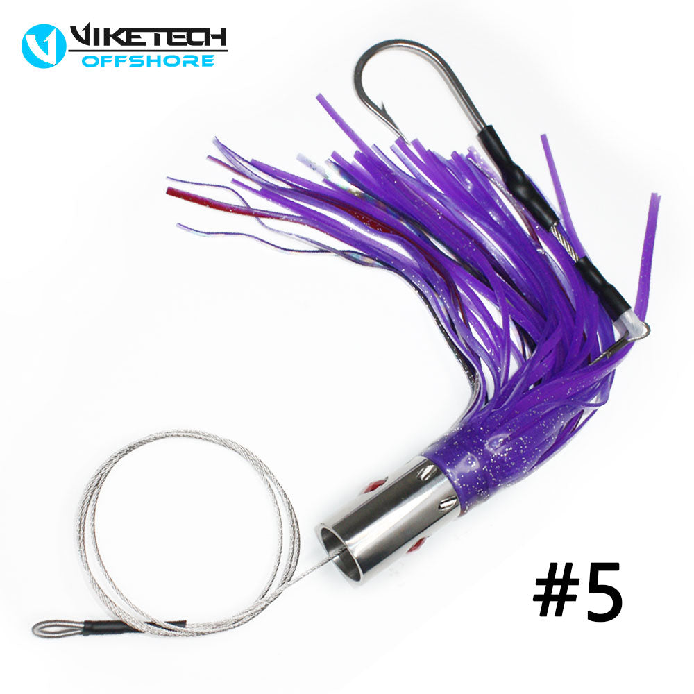 SSLN06 Pre-Rigged Trolling Lure Packs - Stainless 9.4" 5.6 oz.