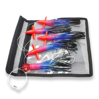 Resin Head 3D Eyes Bird Head Chain - Professional High Speed Wahoo Lures for Big Game Tackle Shop - Tuna & Marlin Series