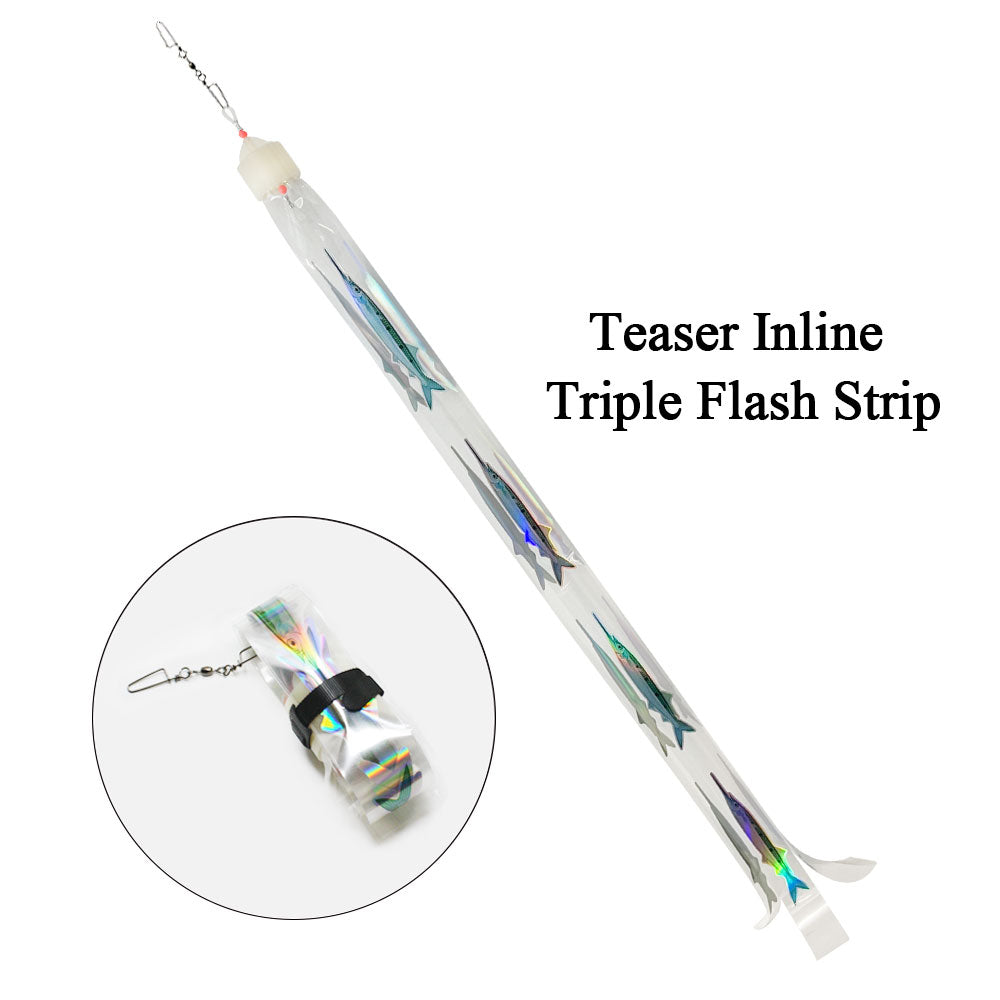 Reflective Teaser Strip – Holographic Flash Strip for Trolling