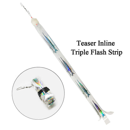 Reflective Teaser Strip – Holographic Flash Strip for Trolling