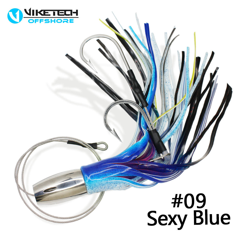 SSLN02 Stainless Trolling Lures 12.2" 14.8 oz.