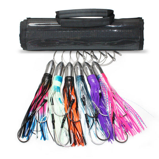 SSLN03 Pre-Rigged Trolling Lure Packs - Stainless 12.4" 18.5 oz. - Viketech Offshore