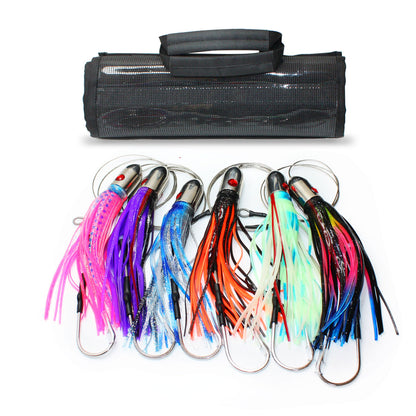 Pre-Rigged Trolling Lure Packs - Stainless 9.4" 8.1 oz