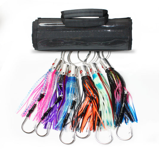 SSLN06 Pre-Rigged Trolling Lure Packs - Stainless 9.4" 5.6 oz. - Viketech Offshore