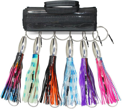 Magnum 13.2" SSLN04 Stainless Steel Trolling Lures - Professional Big Game Tackle Shop Pre-rigged Trolling Lures for Marlin