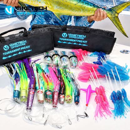 Offshore tournament trolling lure kit detail – alternate lures